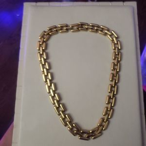 Gold Choker Chain Necklace